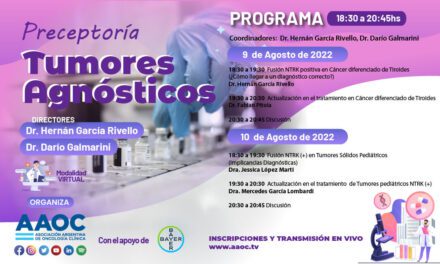 Preceptoría Tumores Agnósticos 2022