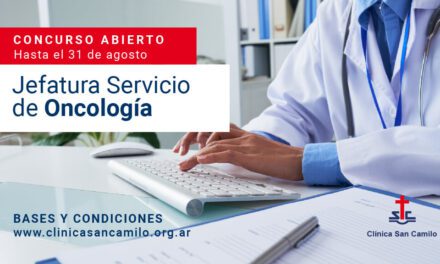 Clìnica San Camilo: Concurso Jefatura en Oncología
